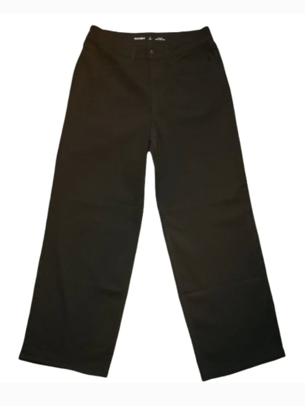 Old Navy High-Rise WOW Wide Leg Black Jeans Size 8 Short Stretch